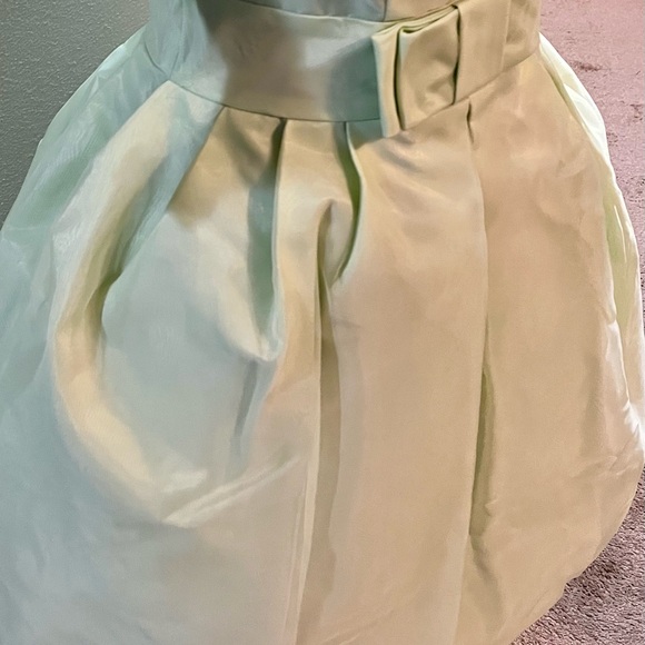 Vintage Lorrie Deb Fit and Flare Mint Green Dress - Picture 3 of 7